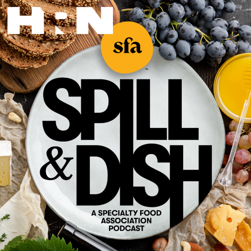 Spill & Dish Podcast Logo