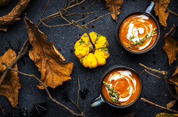 Autumn pumpkin soup