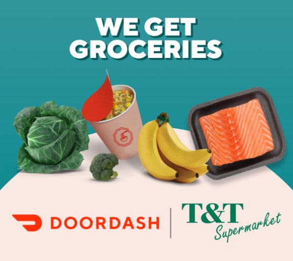 DoorDash and T&T Supermarkets