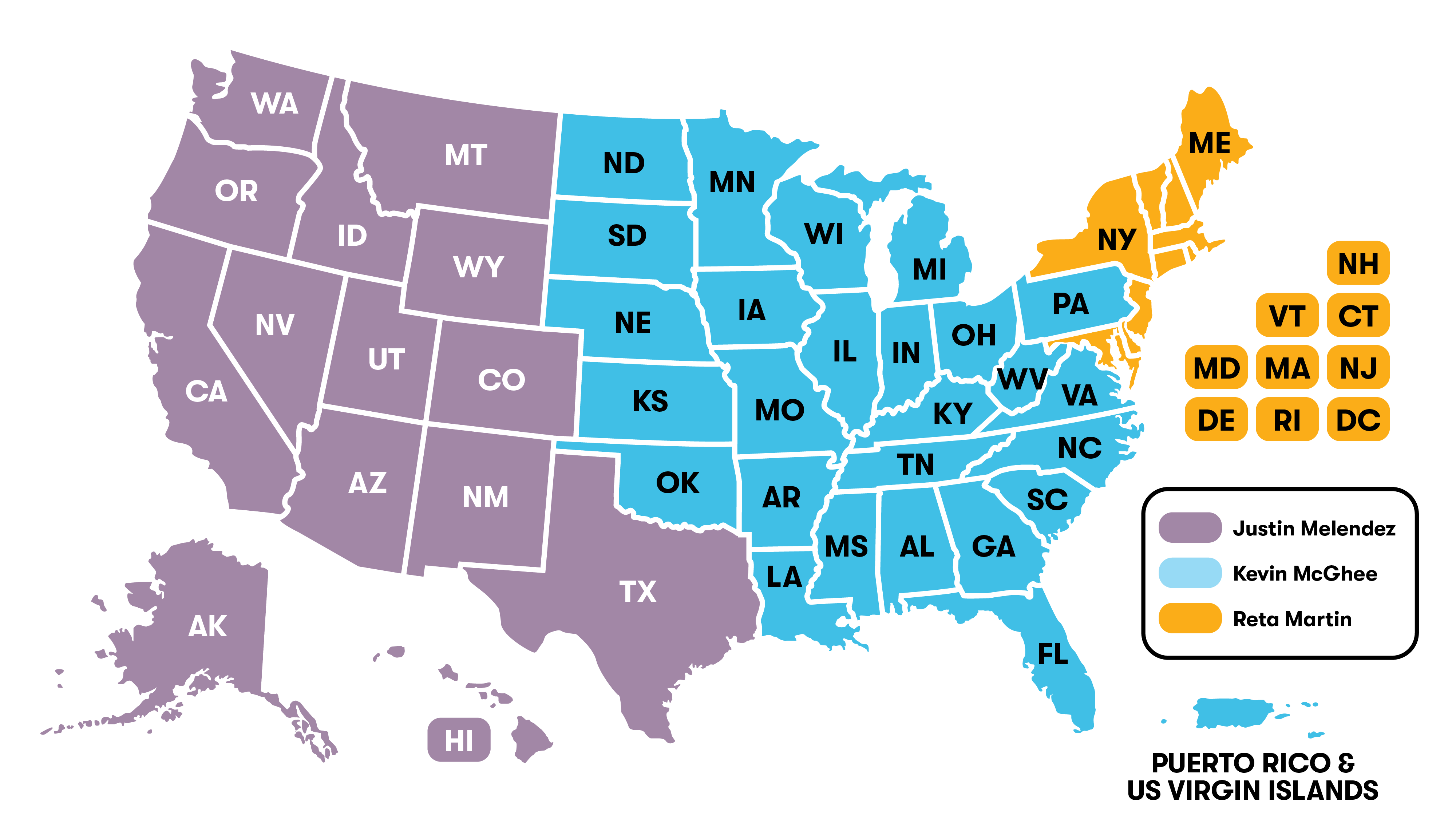 Map of USA