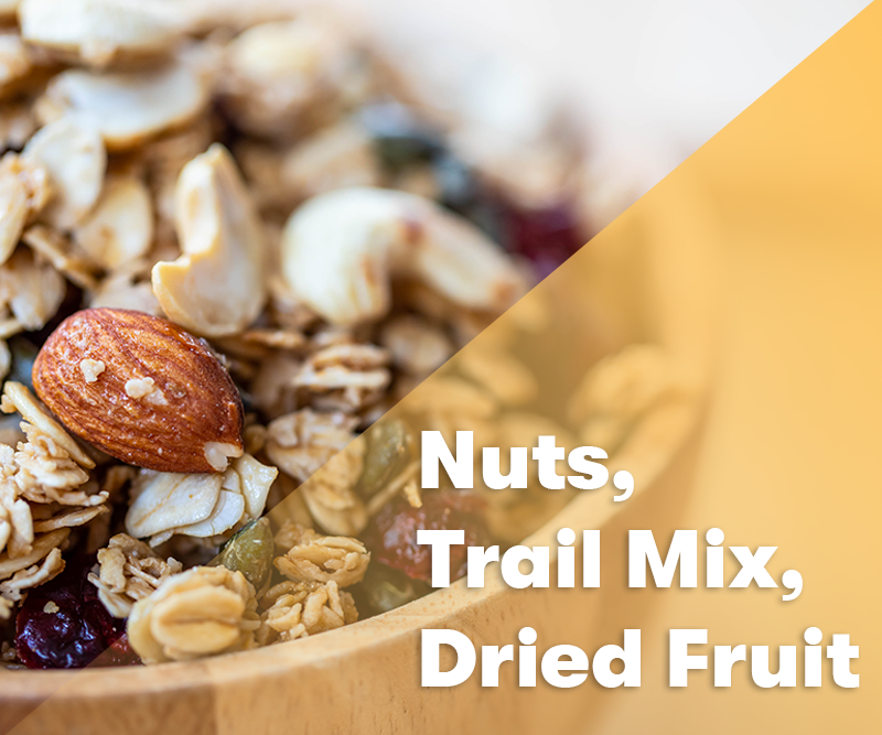 Nuts, Trail Mix, Dried Fruit