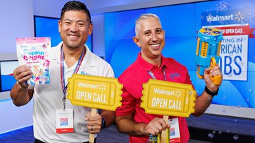 Walmart Open Call Announcement, 2 people holding open call signs.