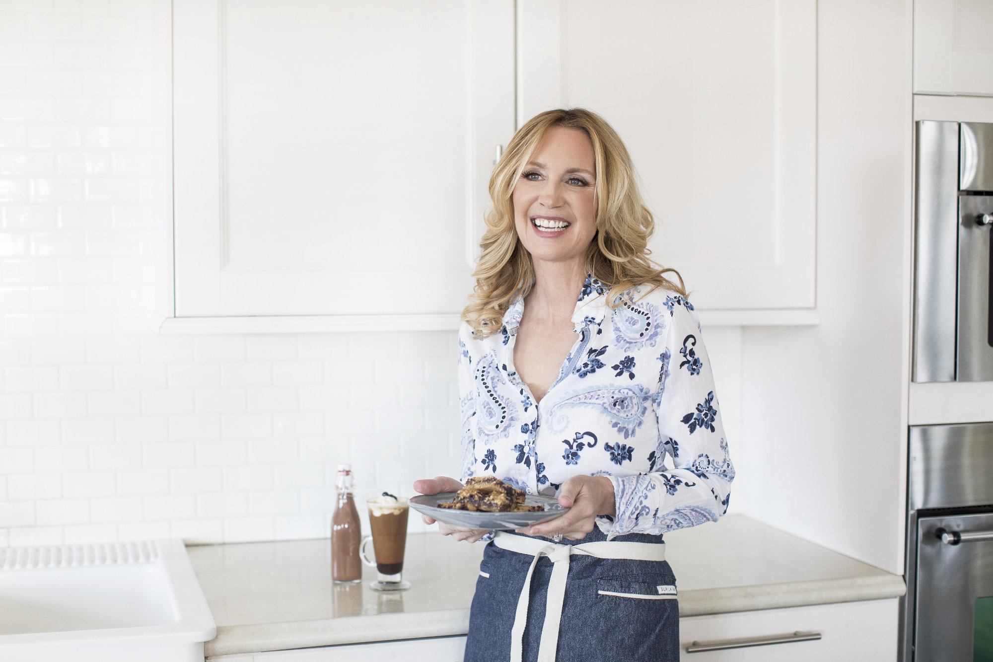 Sunday Night Foods founder Eileen Gannon preps food in a kitchen